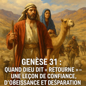 Genèse 31 : Quand Dieu dit « Retourne » – Une leçon de confiance, d’obéissance et de séparation 2 Genèse 31 : Quand Dieu dit « Retourne » – Une leçon de confiance,d’obéissance et de séparation