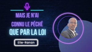 Mais je n'ai connu le péché que par la loi